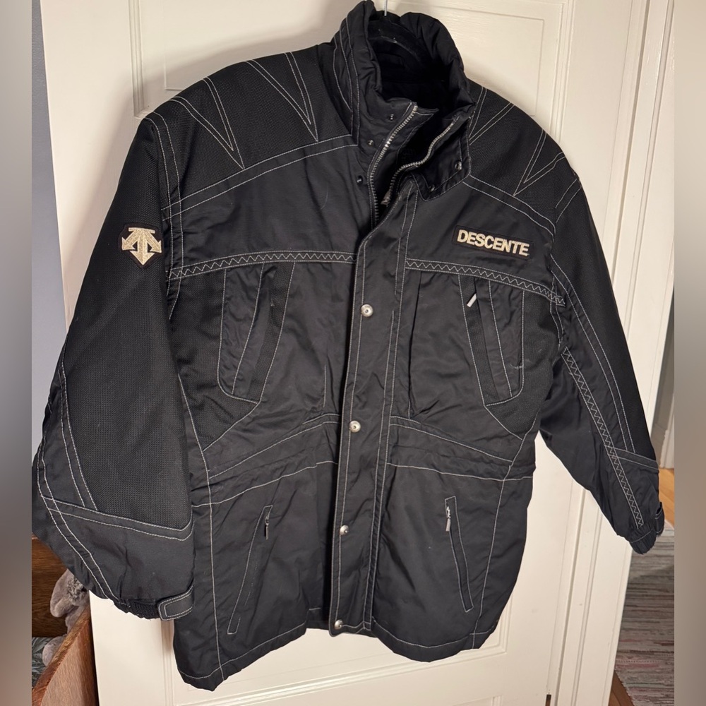 Descente Men’s EUC Ski Jacket Amazing Cond L 52 Like New Warm Lots of pockets